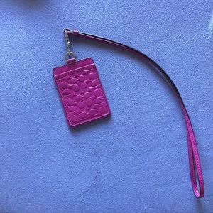Coach Lanyard and Cardholder